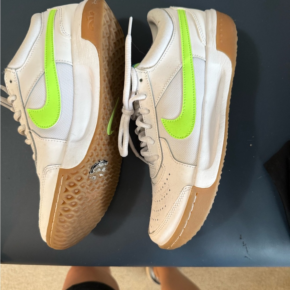 Nike -  Sneakers with Neon Green Swoosh worn 1x